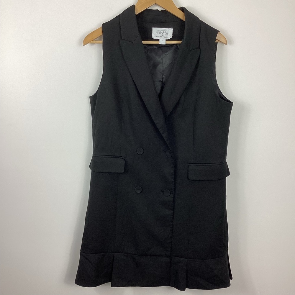 Mare Mare X Anthropolgie Sleeveless Blazer Vest Dress Size Large